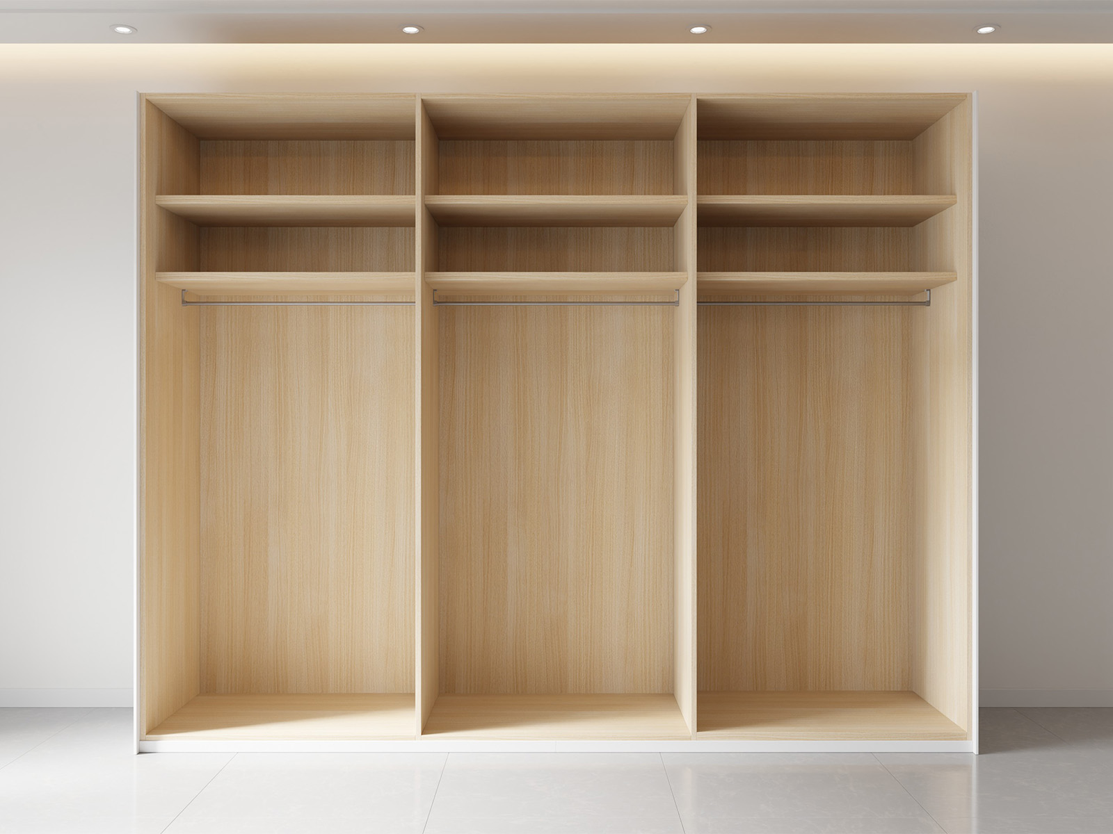Refugium Kleiderschrank mit Dreht�ren und Standard-Ausstattung von Cramer Holzmanufaktur