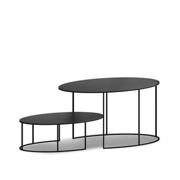 Zeus Slim Irony Couchtisch oval