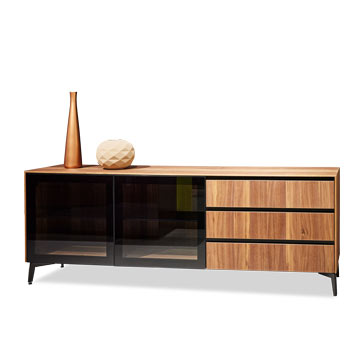 Cramer Holzmanufaktur Velare Sideboard mit Glastüren