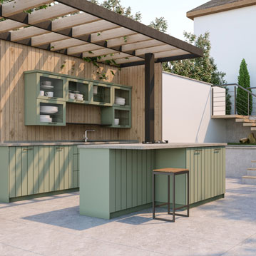 Cubic Outdoor Living Outdoor Kitchen C4