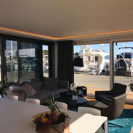 Besondere Einrichtungsprojekte Hausboot in Cannes