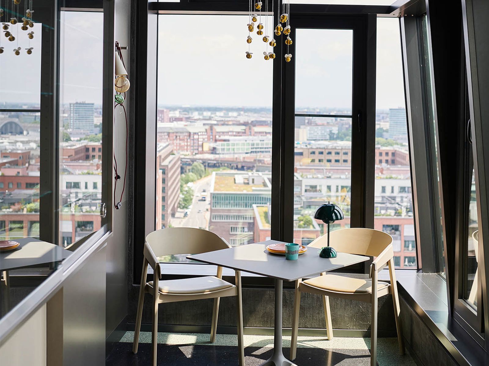 Loft in der Hafen City - Die kleine Essecke mit dem 