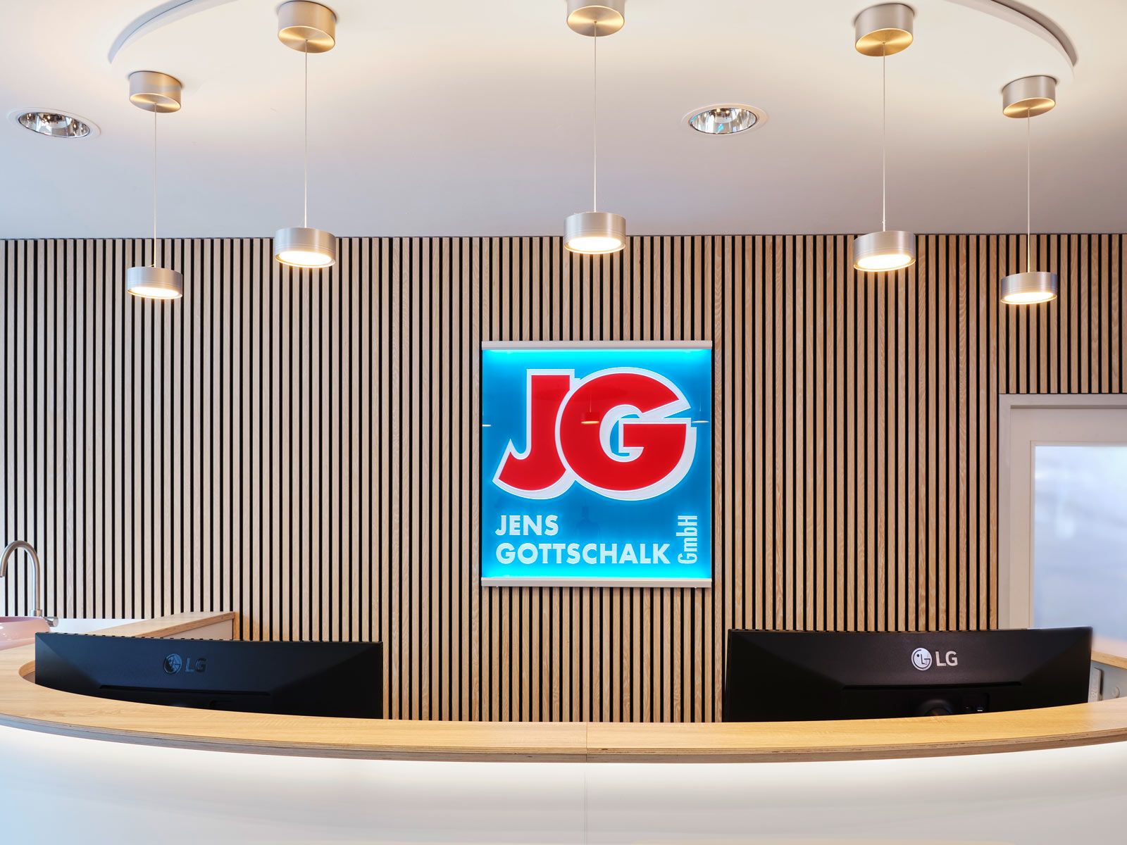 Empfangsbereich auf kleinem Raum - Die Leuchten 