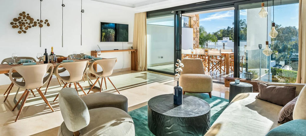 Villa Senses in Marbella: Ausstattung von Ferienhäusern
