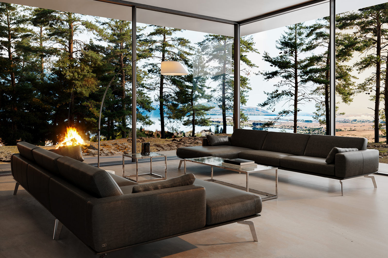 Mit seiner pr&auml;gnanten Form und souver&auml;nen Pr&auml;senz ist das DS-87 Sofa ein echtes Statement-Piece.
