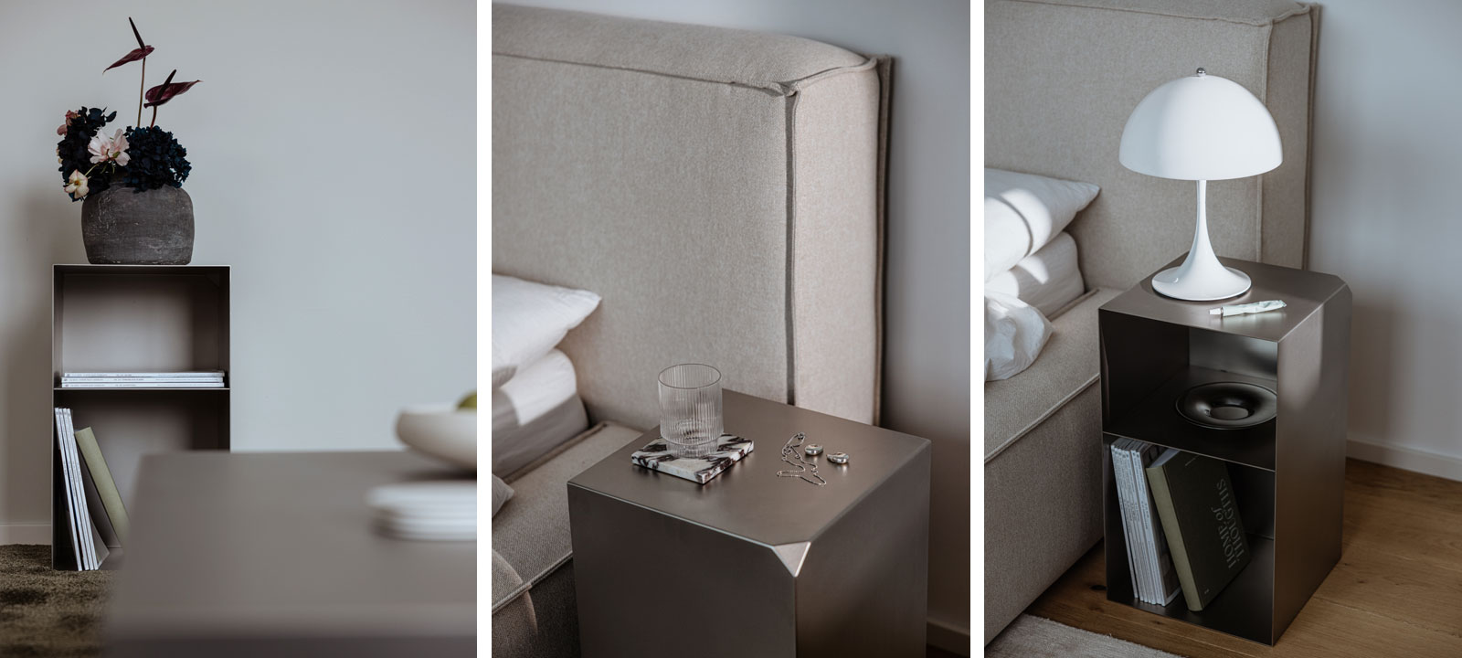 Raw S Beistelltisch von Metallbude