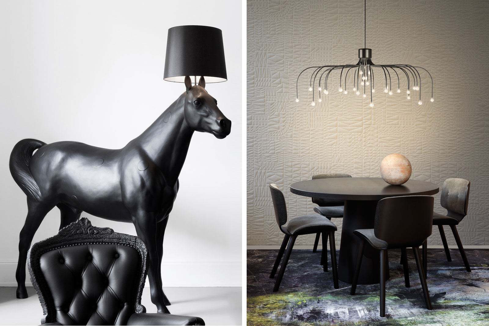 Die Verbindung aus Fantasie, Handwerk, Innovation und Wohnlichkeit macht Moooi Leuchten zu besonders au&szlig;ergew&ouml;hnlichen Design-Objekten