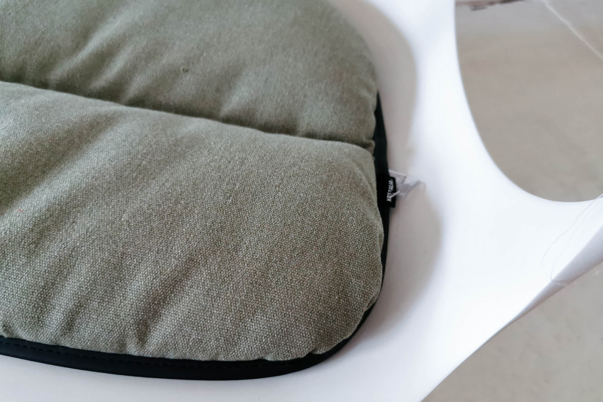 2er-Set Stuhl Elephant inkl. Sitzkissen von Kristalia