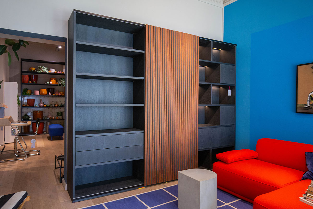 Wohnwand Publicum von Cramer Holzmanufaktur im Sale