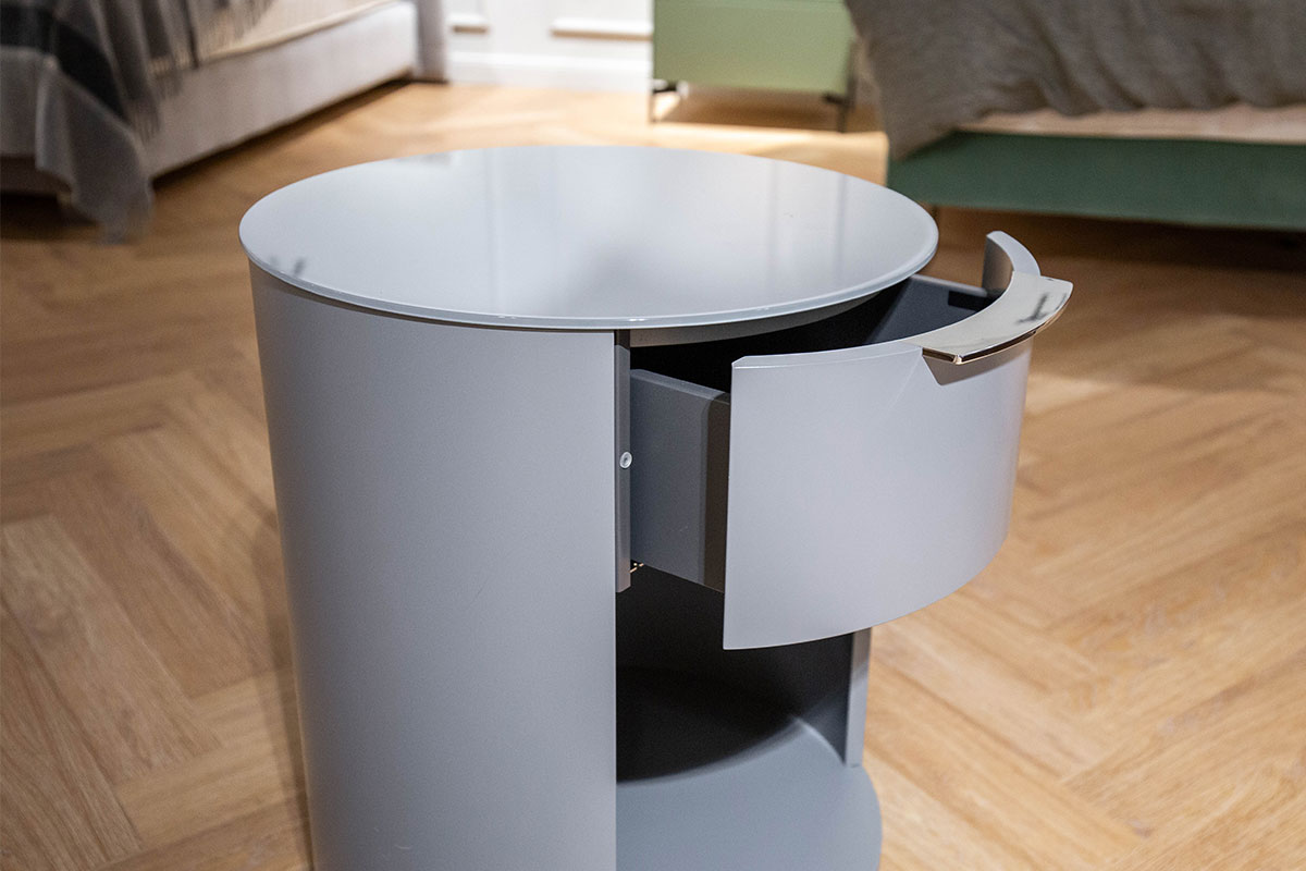 Rundkommode Conga zement von Sch�nbuch