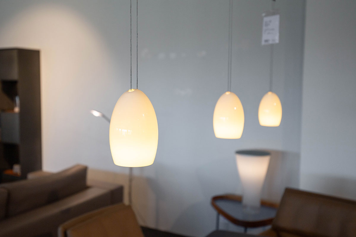 Pendelleuchte Oh China von Grau