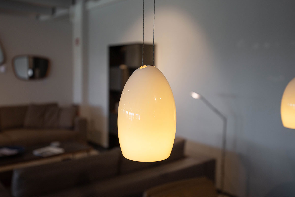 Pendelleuchte Oh China von Grau