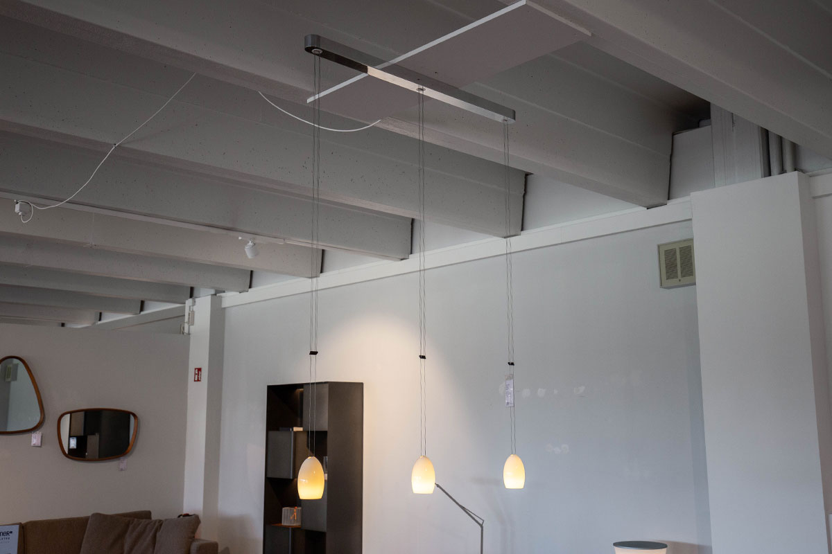 Pendelleuchte Oh China von Grau