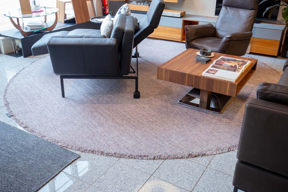 Teppich Tweet rund von CS Rugs