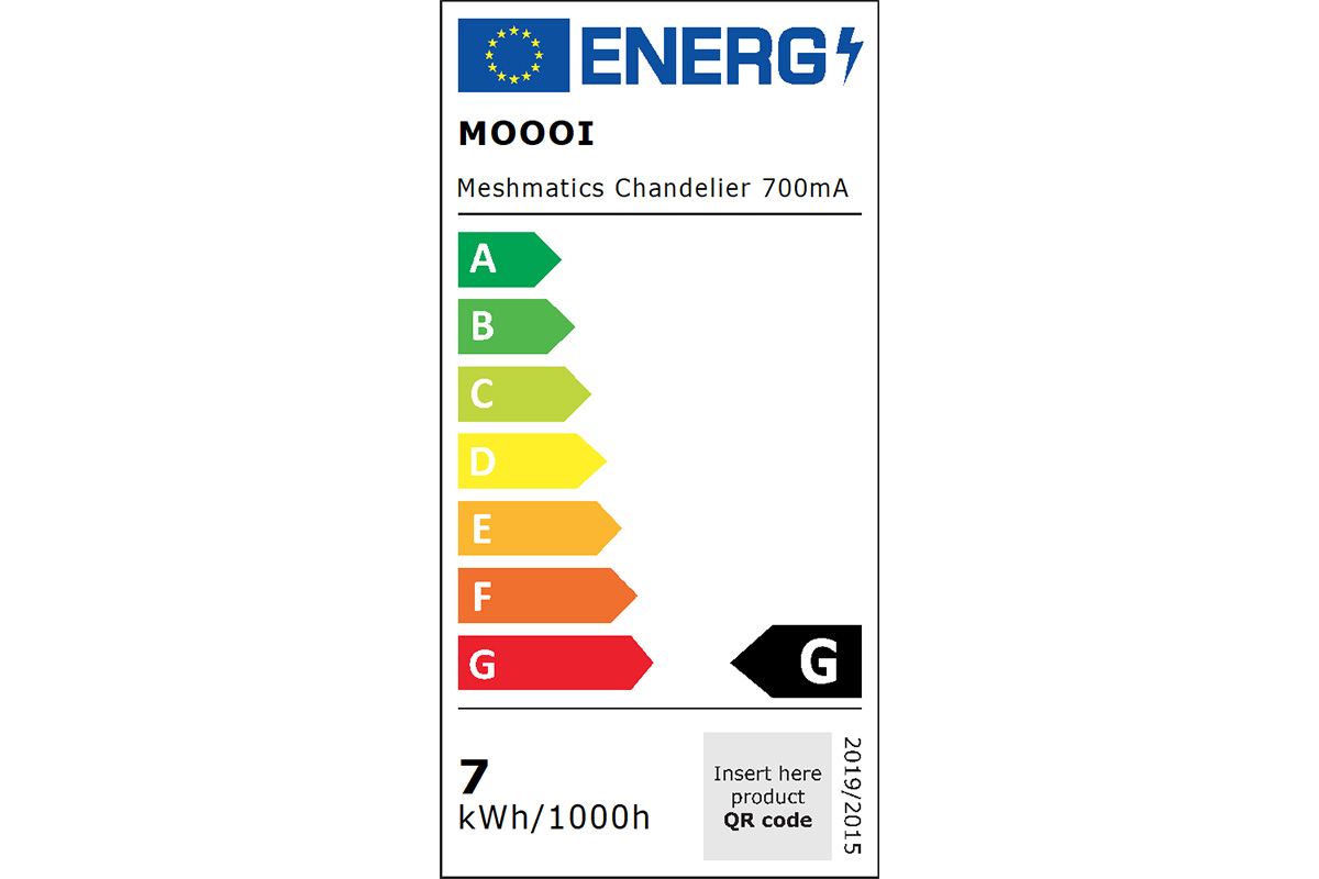 Hngeleuchte Meshmatics Chandelier von Moooi