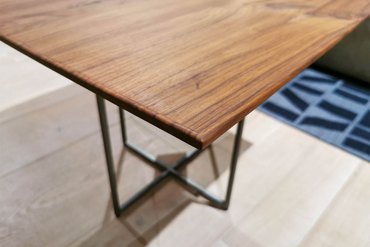 Beistelltisch Nussbaum rechteckig von Scholtissek