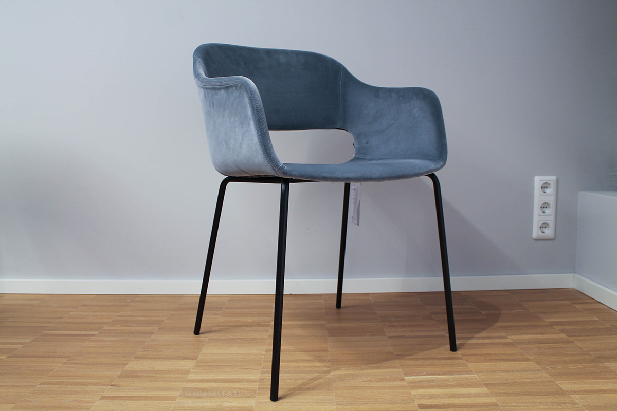 Armlehnstuhl-Set Babila mit Stoffbezug von Pedrali