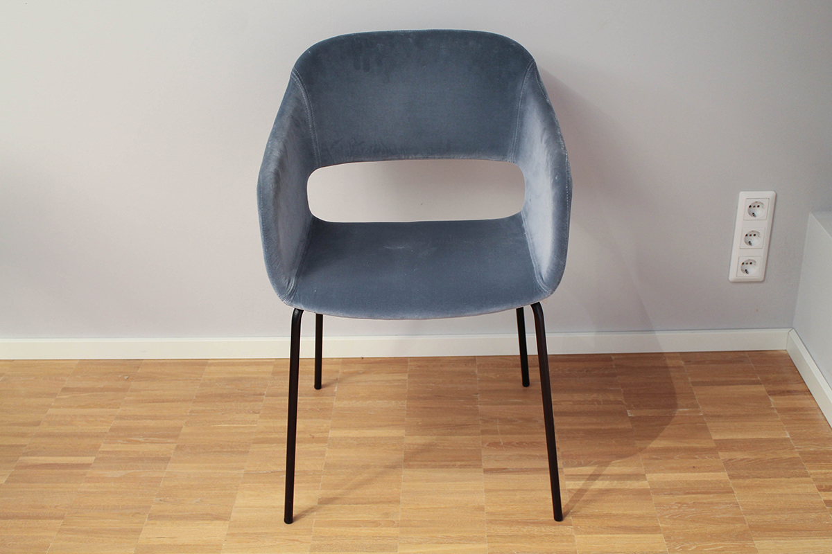 Armlehnstuhl-Set Babila mit Stoffbezug von Pedrali