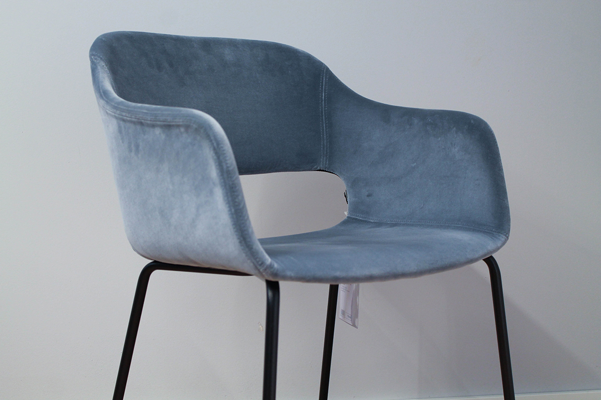 Armlehnstuhl-Set Babila mit Stoffbezug von Pedrali