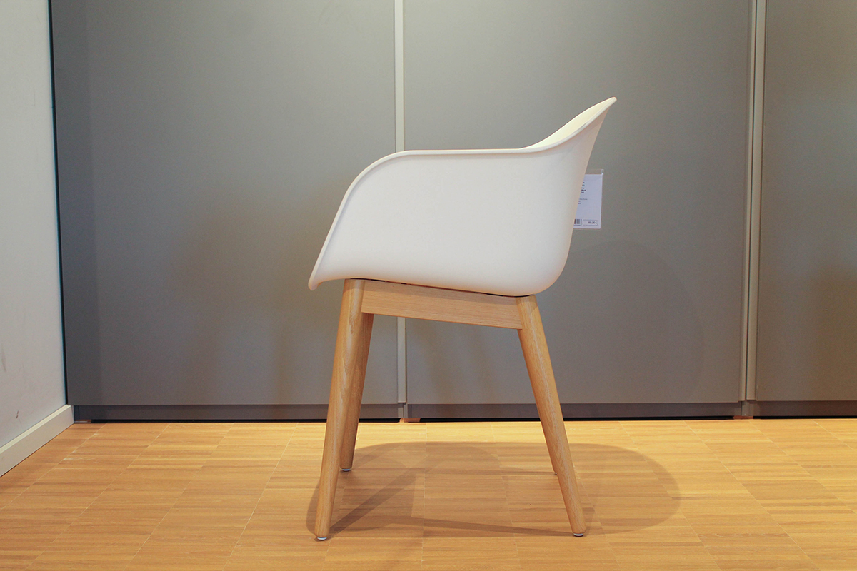 Stuhl Fiber Armchair Wood von Muuto