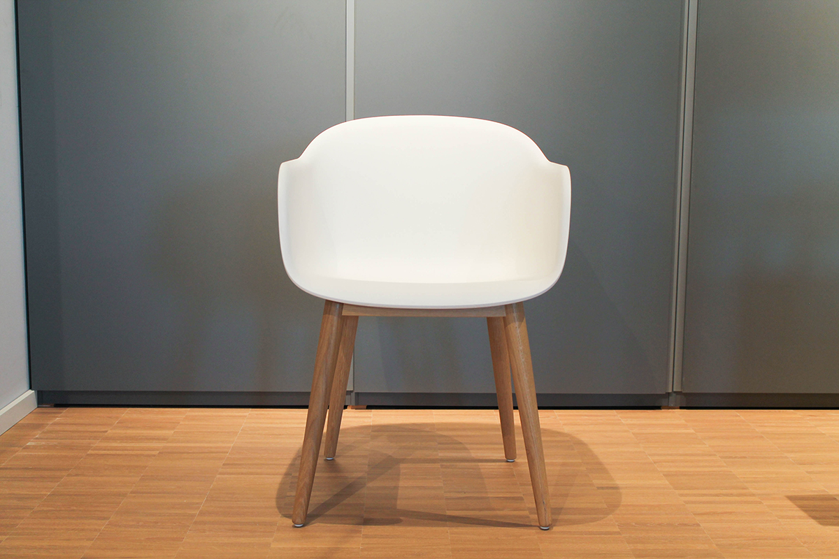 Stuhl Fiber Armchair Wood von Muuto