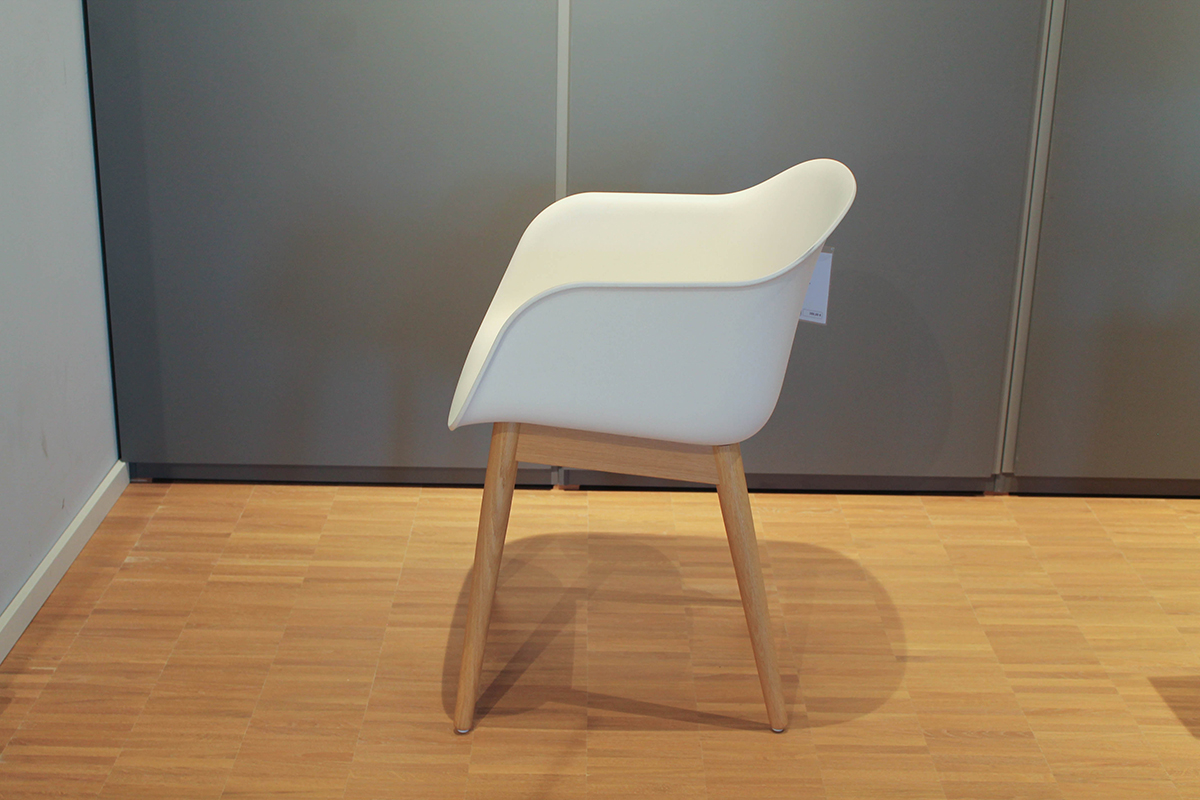 Stuhl Fiber Armchair Wood von Muuto
