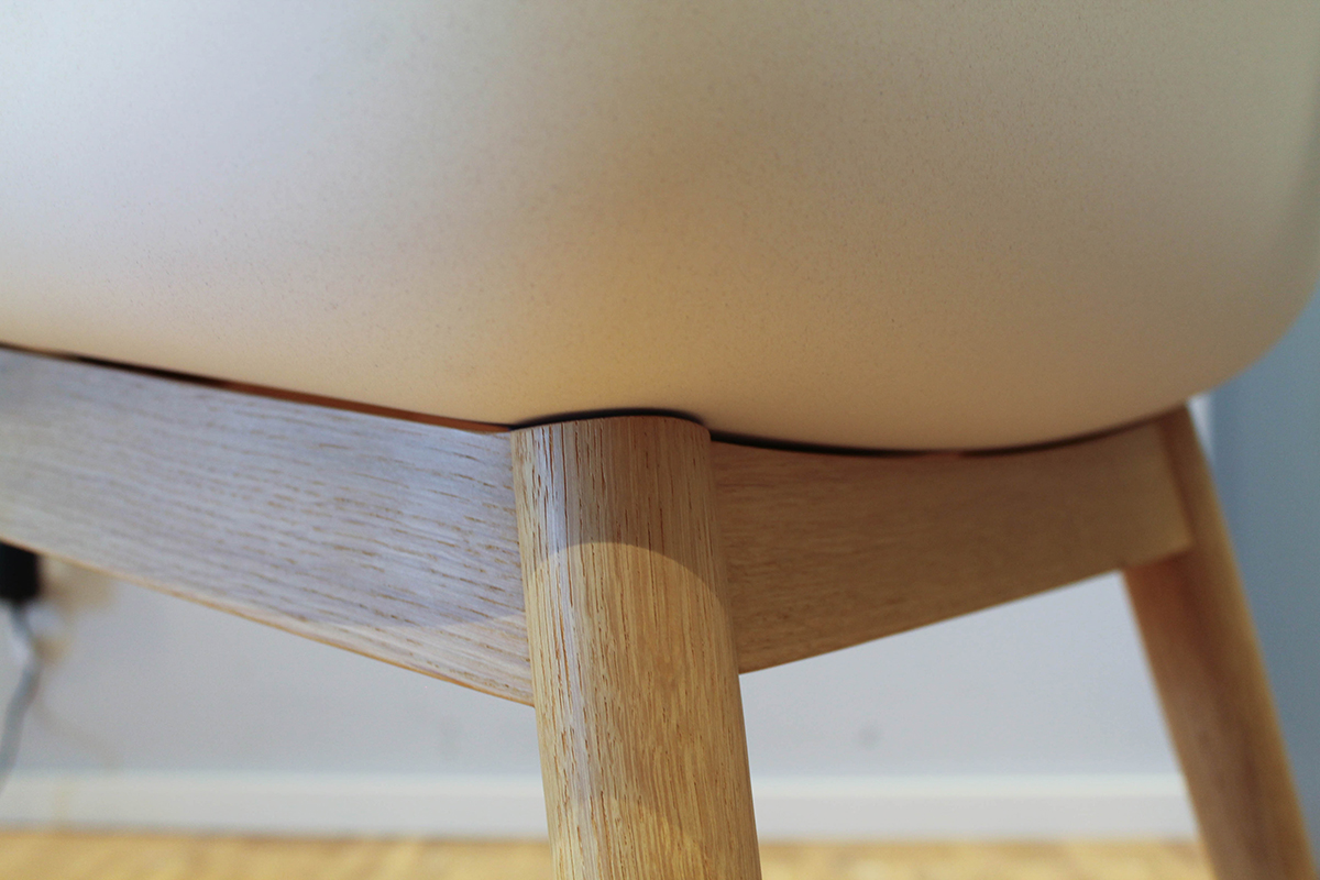 Stuhl Fiber Armchair Wood von Muuto