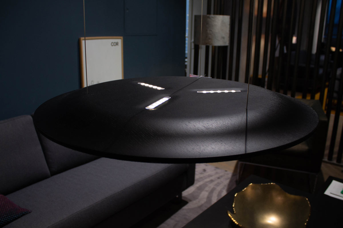 Hngeleuchte / Akustik-Leuchte Lighting PAD Lounge R 600 Vario von Nimbus