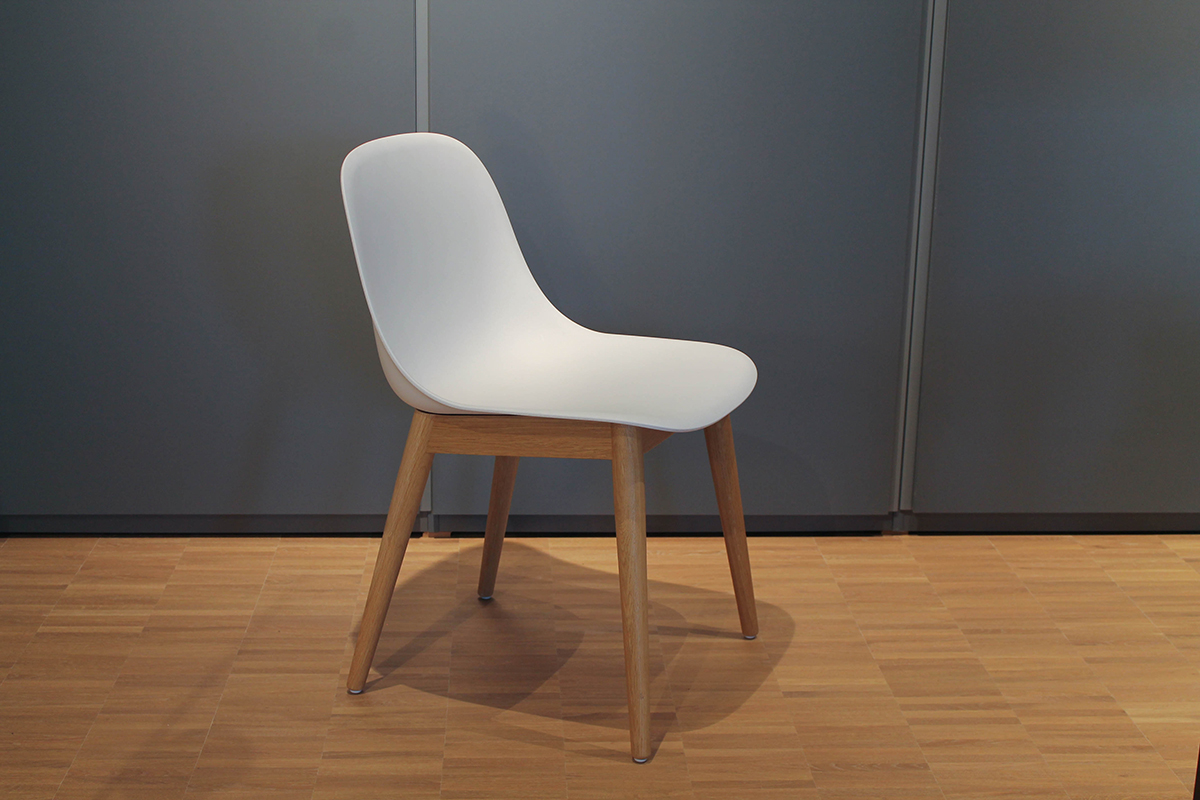 Stuhl Fiber Chair Wood von Muuto