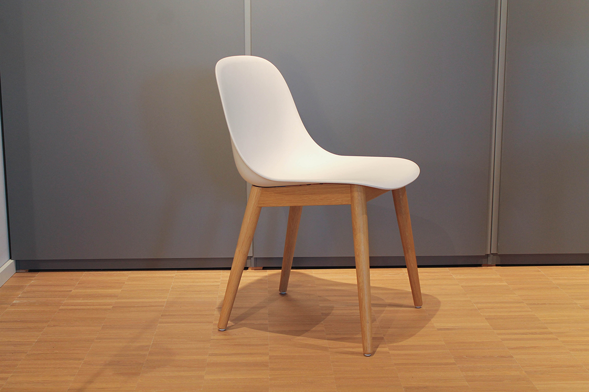 Stuhl Fiber Chair Wood von Muuto im Sale