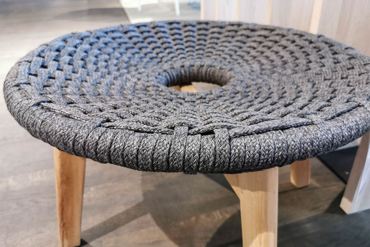 Outdoor-Hocker Peacock von Cane-line