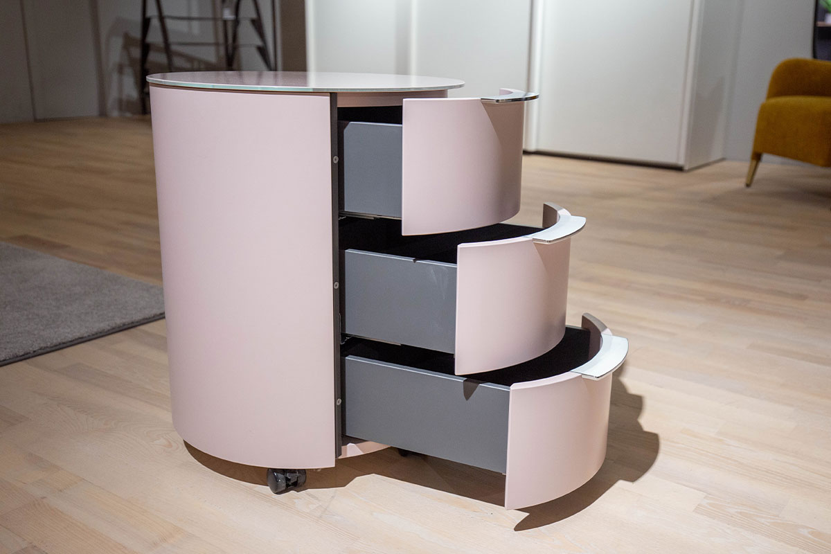 Rundkommode Conga altrosa von Sch�nbuch