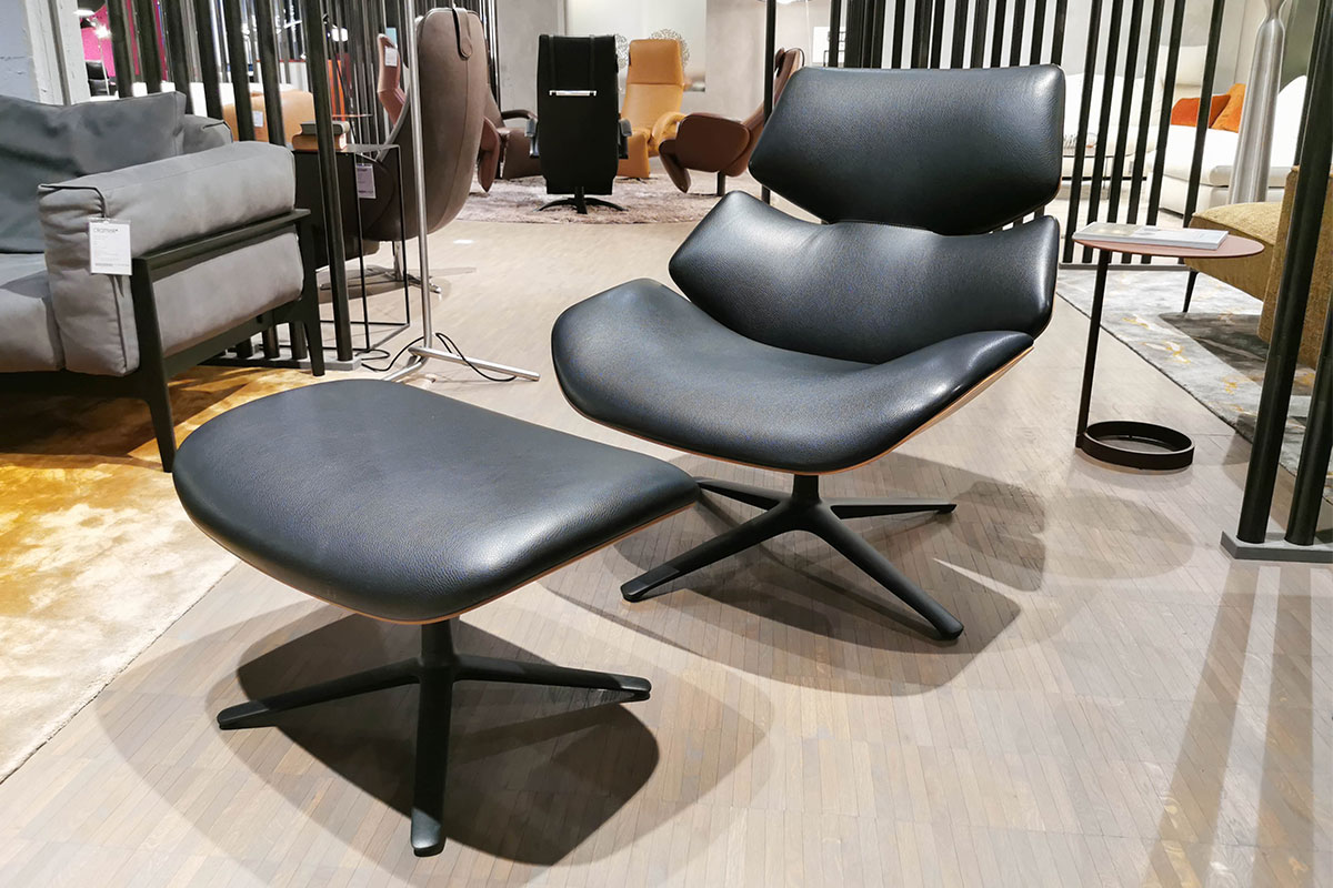 Sessel Shrimp inkl. Hocker von COR im Sale