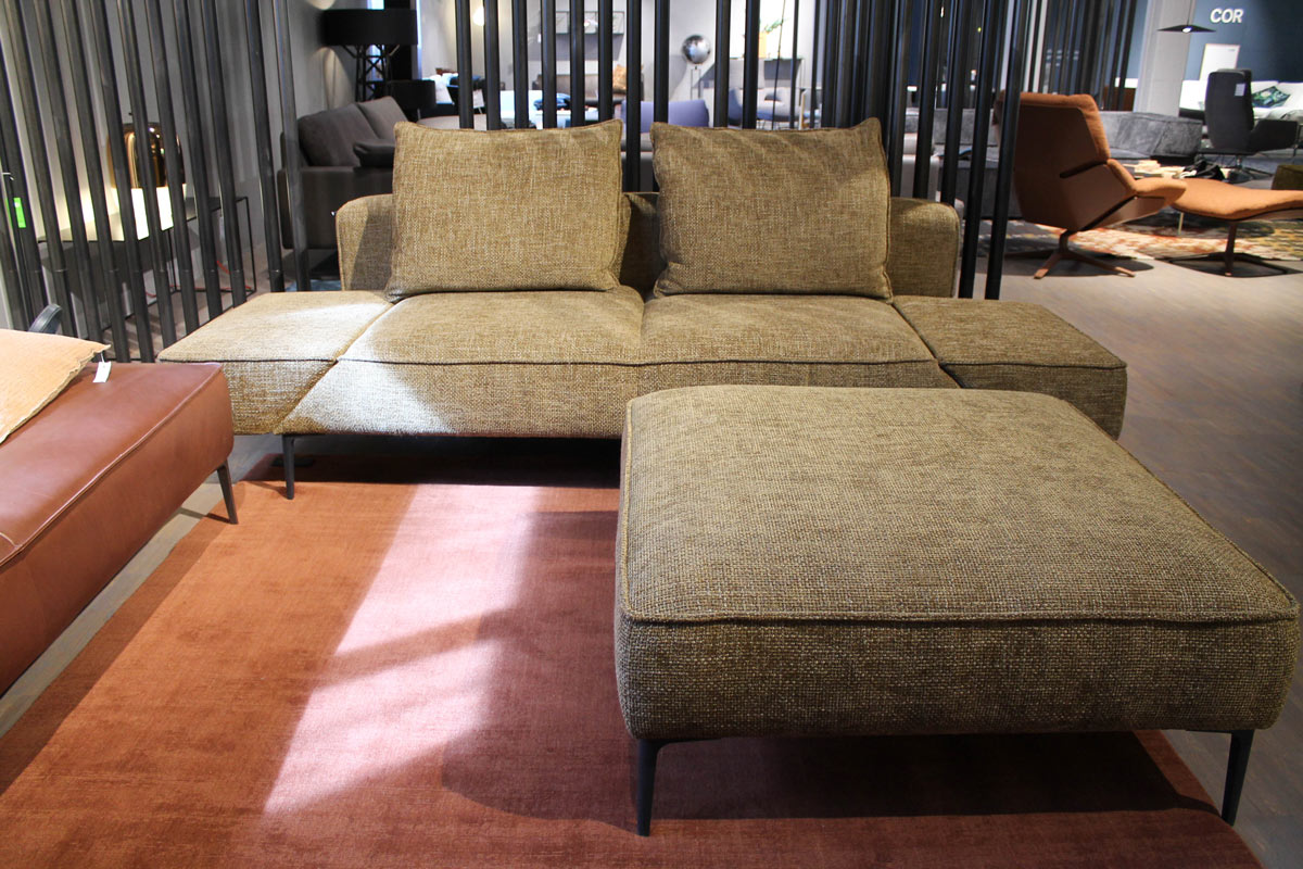 Sofa Longueville Landscape JR-8180, inkl. Hocker von Jori