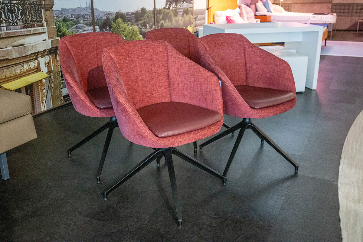 Stuhlgruppe Jana Soft von Cramer Polstermanufaktur im Sale