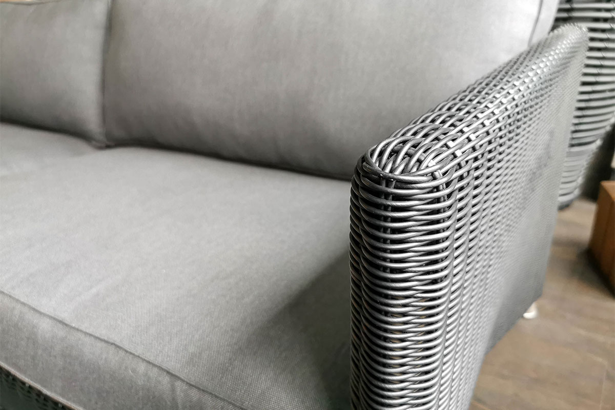 Outdoor-Sofa Diamond 3-Sitzer von Cane-line