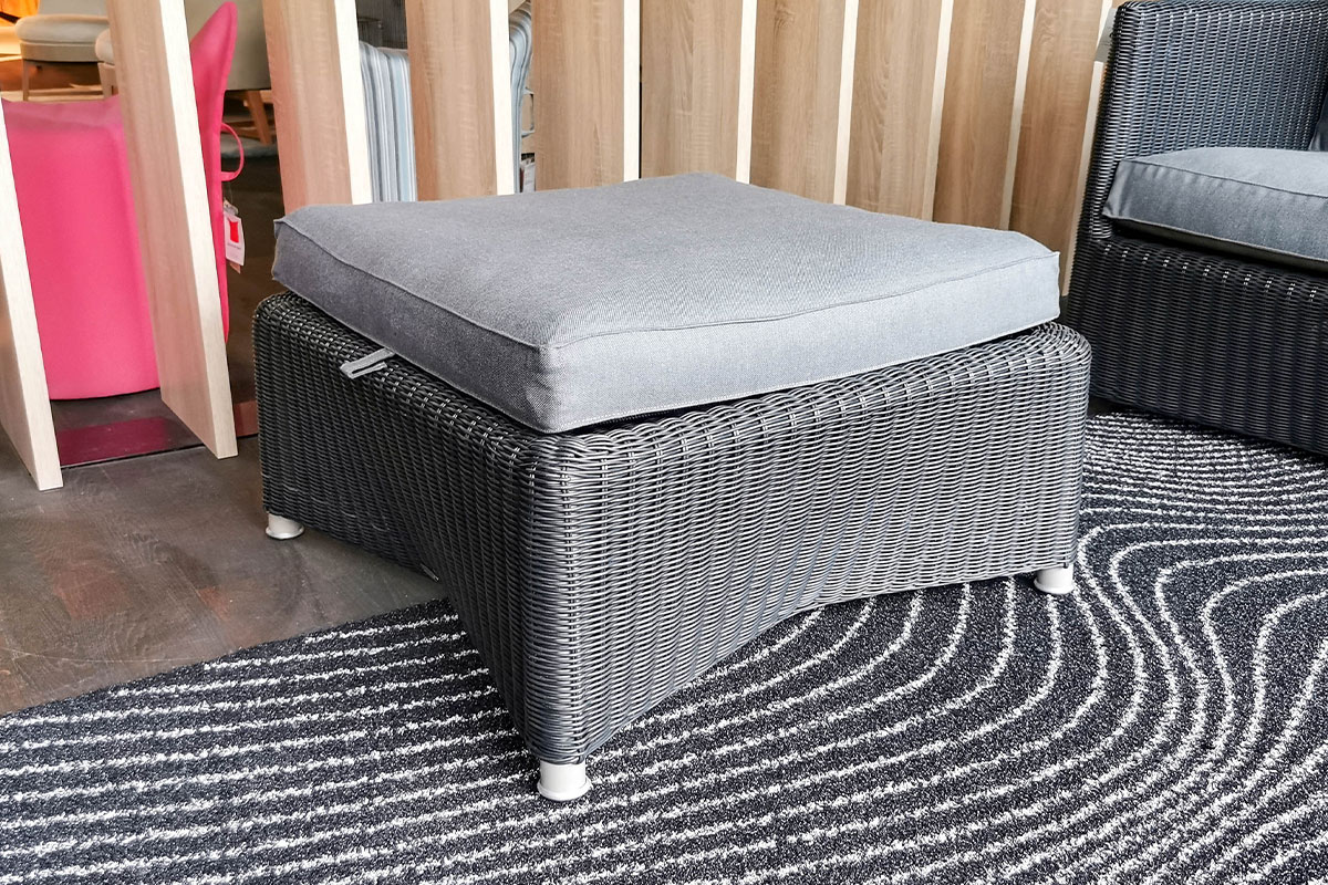 Outdoor-Hocker Diamond von Cane-line im Sale