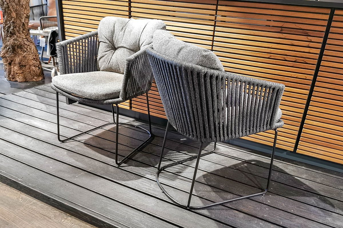 4er-Set Outdoor-Sessel Moments von Cane-line