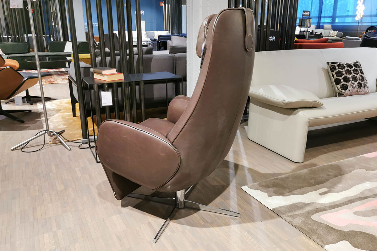 Relaxsessel Cosy Ghost mono-move medi Leder Lotila Cappuccino von Jori