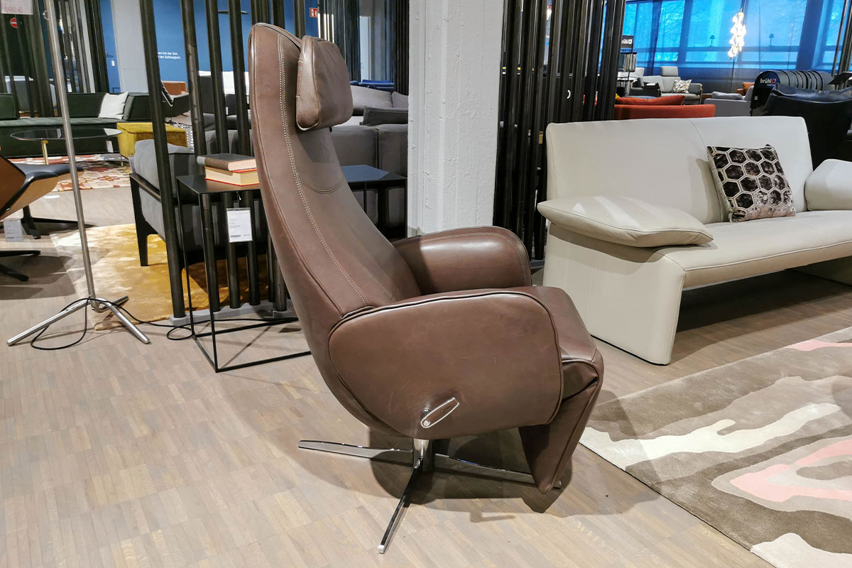 Relaxsessel Cosy Ghost mono-move medi Leder Lotila Cappuccino von Jori