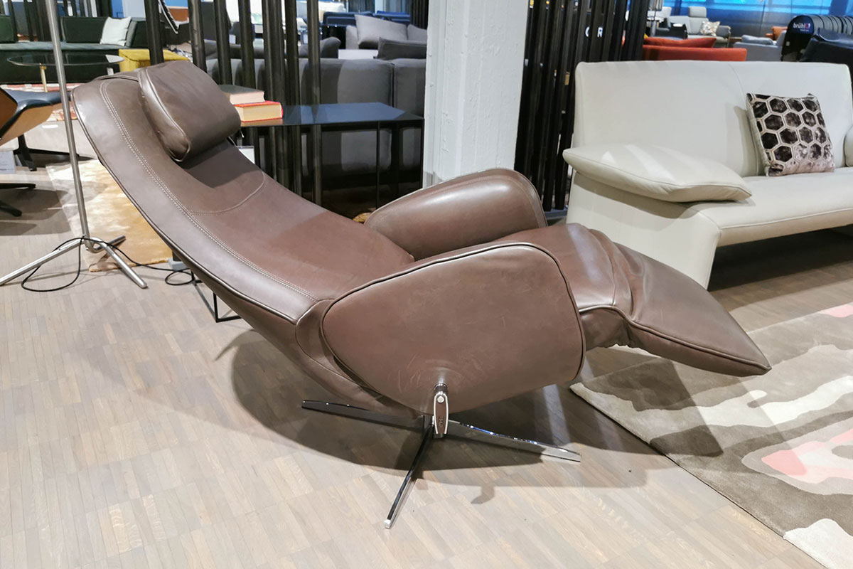 Relaxsessel Cosy Ghost mono-move medi Leder Lotila Cappuccino von Jori