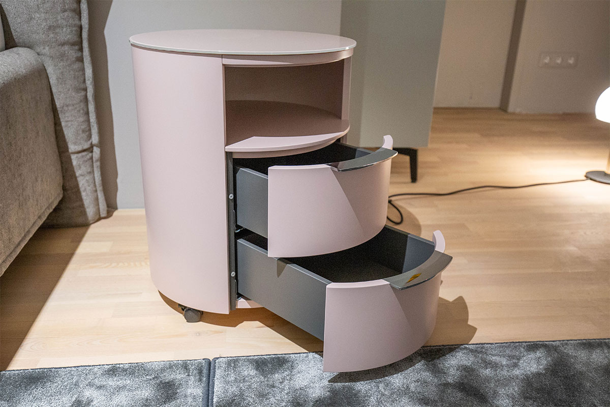 Rundkommode Conga altrosa von Sch�nbuch