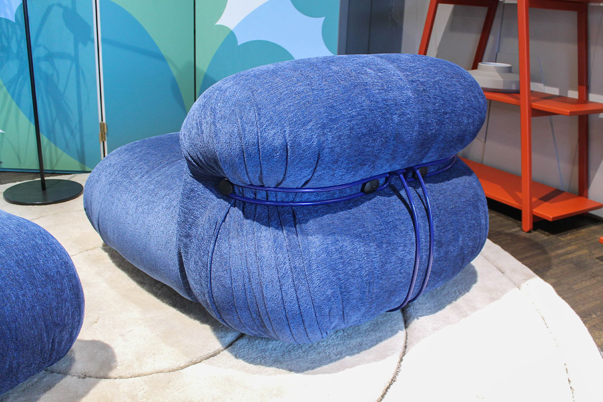 Sessel Soriana 944 inkl. Hocker von Cassina