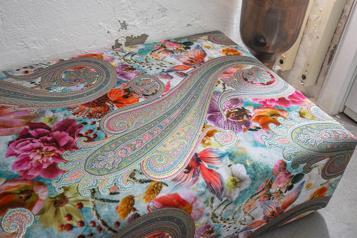 Hocker Boudoir Cube von Rohleder