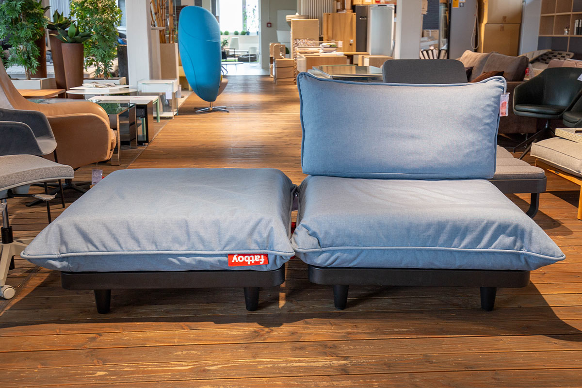 Outdoor-Sessel Paletti inkl. Hocker von Fatboy im Sale