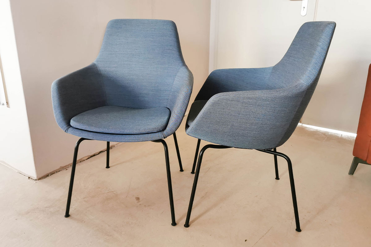 Armlehnstuhl Little Giraffe 2er Gruppe von Fritz Hansen