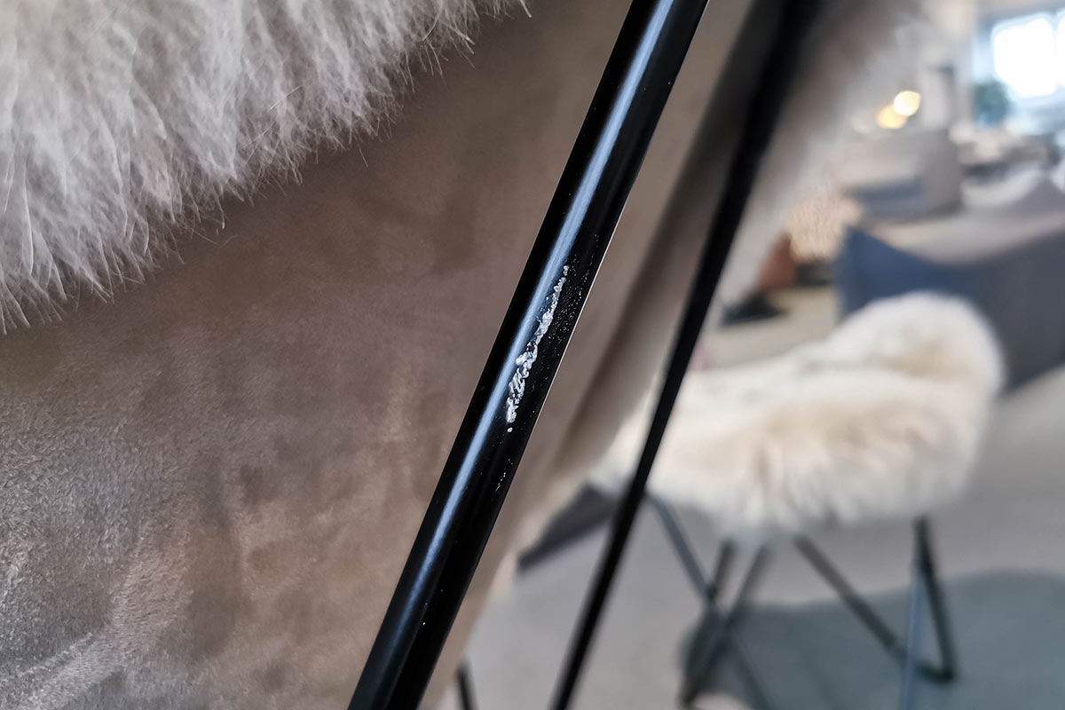 Sessel Butterfly Chair Mariposa inkl. Hocker von WEICH Couture Alpaca