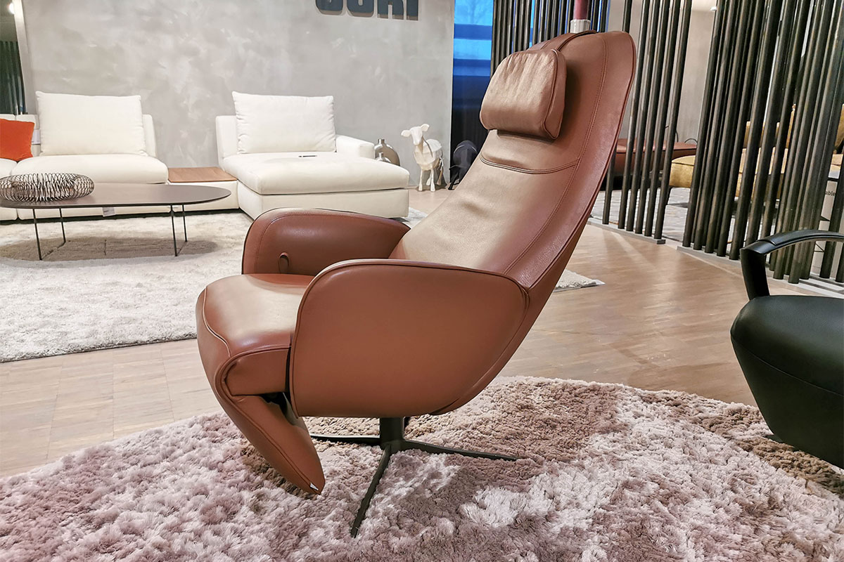 Relaxsessel Cosy Ghost multi-move medi Leder Lipano Castagna von Jori