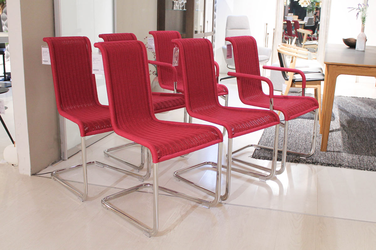 Kragstuhl B20 und D21 6er Gruppe von Tecta f&uuml;r 3.890 &euro;