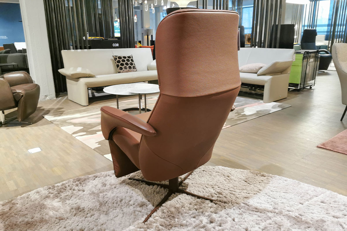 Relaxsessel Symphony mono-move medi Leder Celia Burgundy von Jori